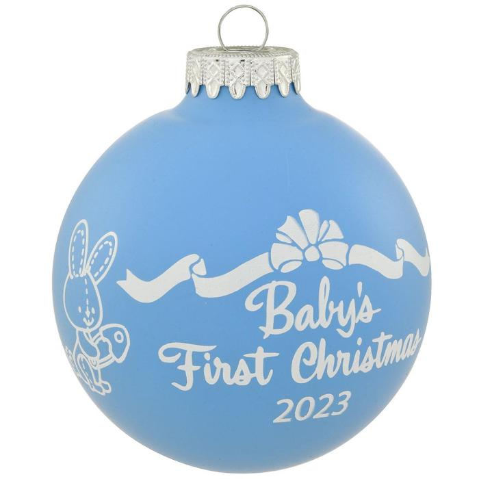 Baby's 1st christmas ornament 2023