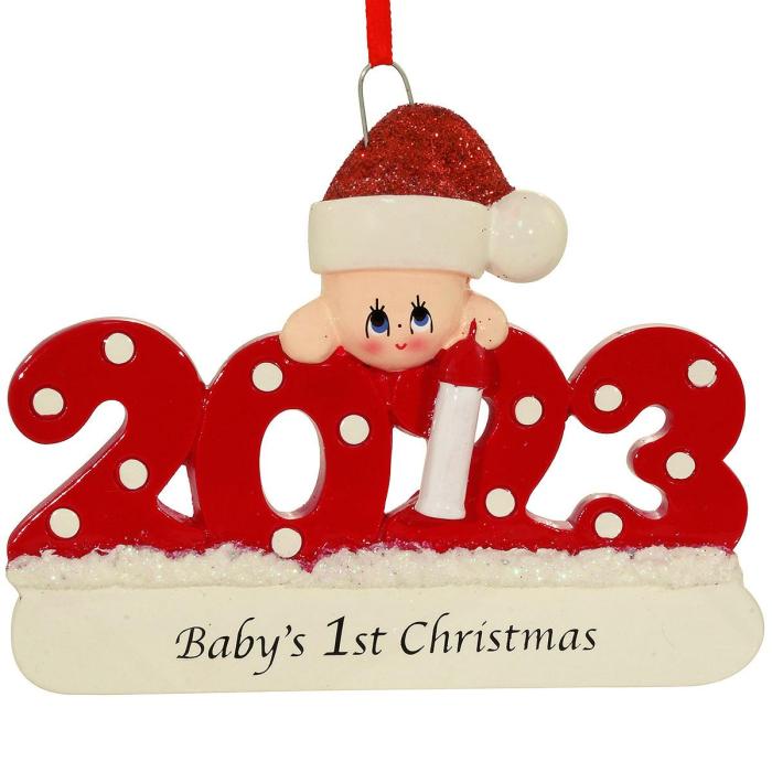 Baby's 1st christmas ornament 2023