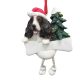 Springer spaniel christmas ornament