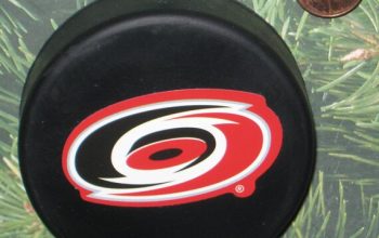 Carolina hurricanes christmas ornament